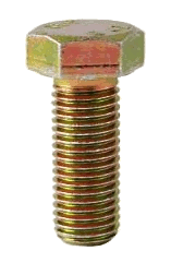 HEX CAP SCREWS M20-2.5 30MM YELLOW ZINC STEEL GRADE 10.9 | HEX CAP SCREW