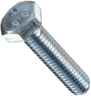 HEX CAP SCREWS M10-1.5 160MM ZINC STEEL GRADE 8.8 | HEX CAP SCREW
