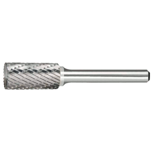 SB-3 3/8'' SOLID  CARBIDE BURR CYLINDRICAL WITH END CUT DOUBLE CUT | SOLIDE CARBIDE BURR