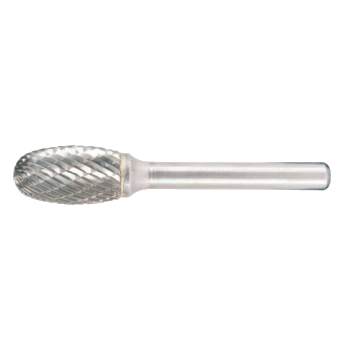 SE-1 1/4'' SOLIDE CARBIDE BURR EGG SHAPE DOUBLE CUT | SOLIDE CARBIDE BURR