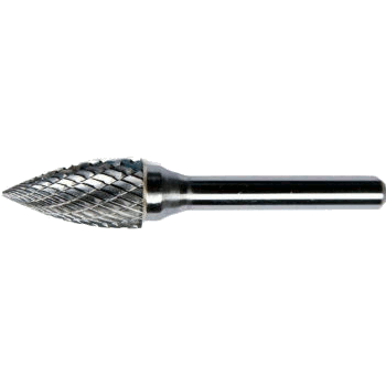 SG-3 3/8'' SOLIDE CARBIDE BURR POINTED TREE DOUBLE CUT | SOLIDE CARBIDE BURR