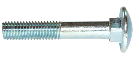 CARRIAGE BOLT  #10-24 x1'' STEEL ZINC A307 GRADE A | CARRIAGE BOLT