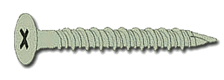 CIMENTBOARD SCREW WAFER HEAD PHILLIPS DRIVE #8 X 1 1/4'' EVOGUARD POINT S | CIMENTBOARD SCREW