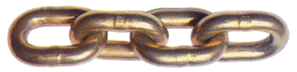 GRADE 70 YELLOW ZINC CHAIN 3/8" | Chain
