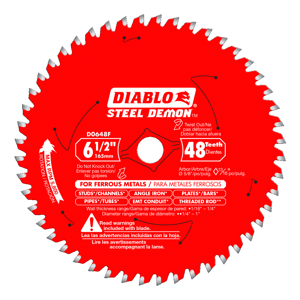 6 1/2'' x 48 Tooth Metal Cutting Saw Blade | SAW BLADES