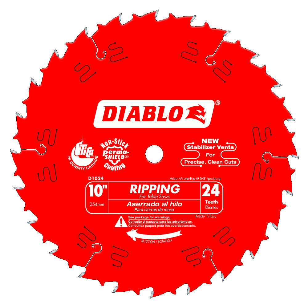 10'' x 24 Tooth Ripping Saw Blade | SAW BLADES