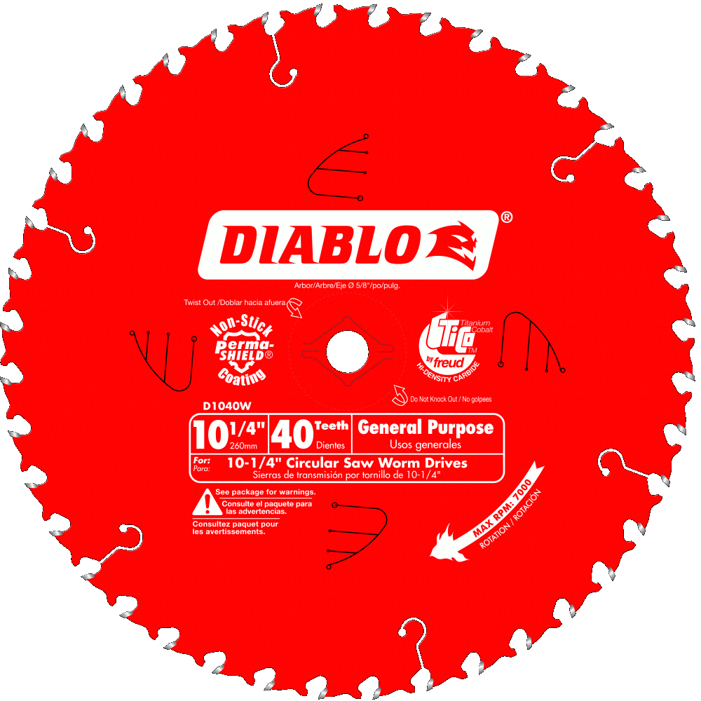 10 1/4'' x 40 Tooth General Purpose Beam Saw Blade | SAW BLADES