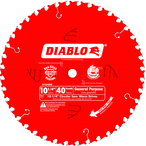 10 1/4'' x 40 Tooth General Purpose Beam Saw Blade | SAW BLADES