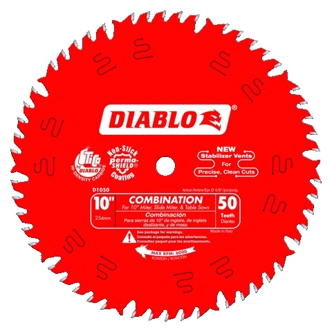 10'' x 50 Tooth Combination Saw Blade | SAW BLADES