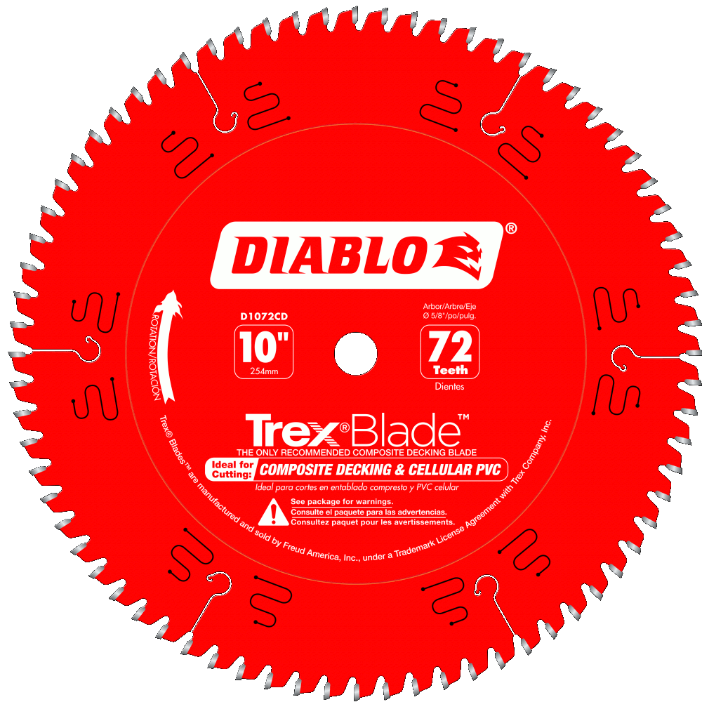 10'' x 72 Tooth Composite Material / Plastics Saw Blade | SAW BLADES