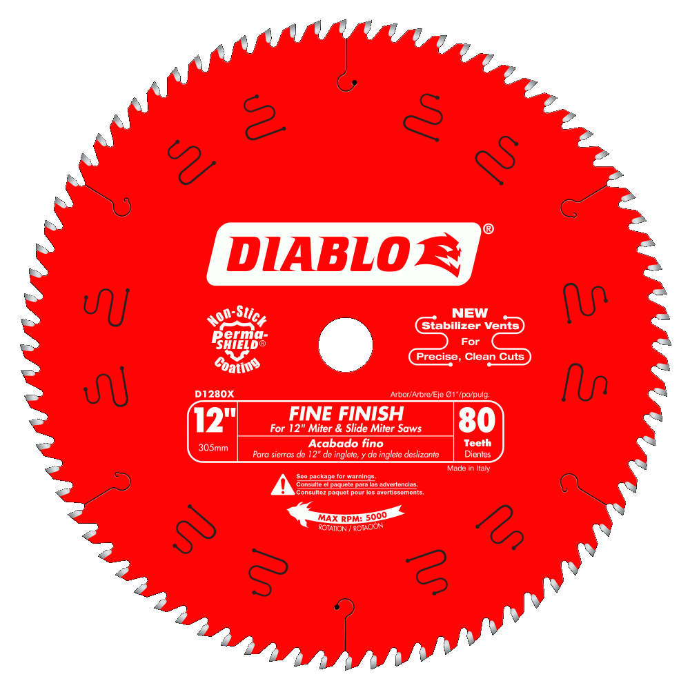 12'' x 80 Tooth Fine Finish Saw Blade | SAW BLADES