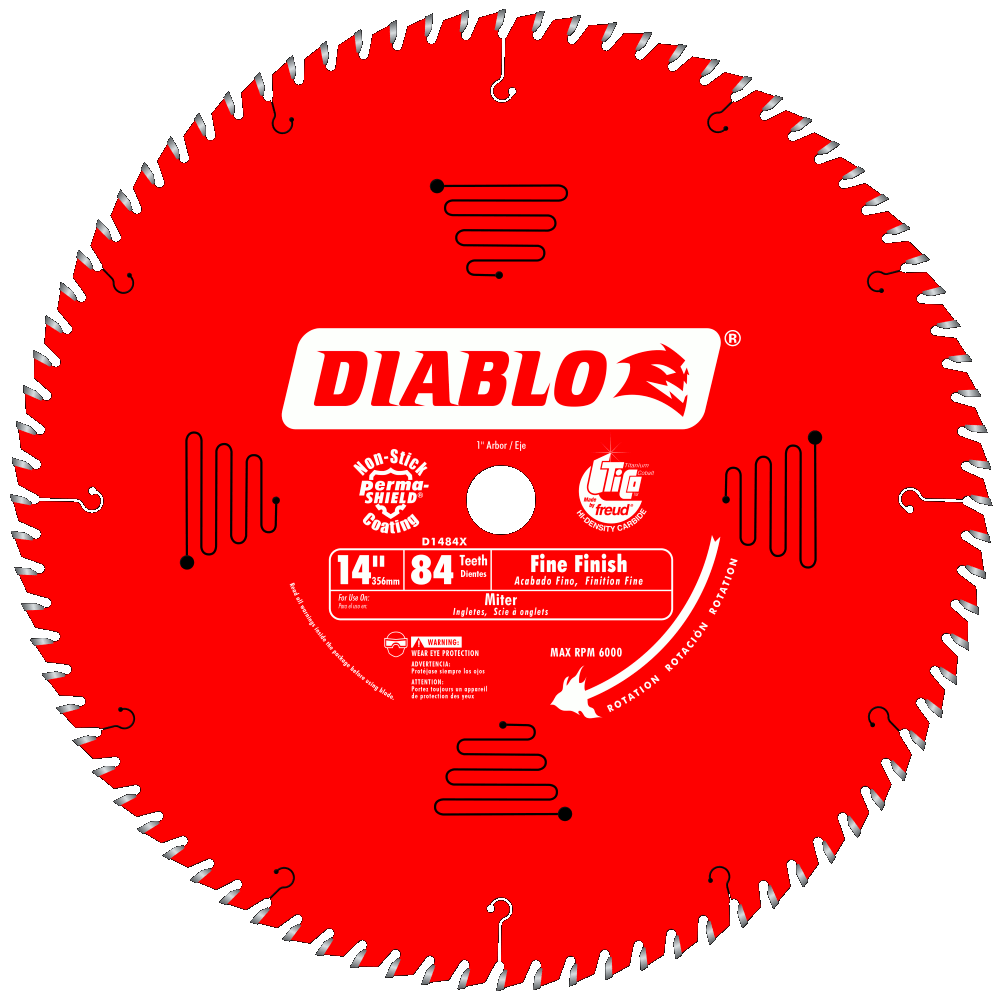 14'' x 84 Tooth Fine Finish Saw Blade | SAW BLADES
