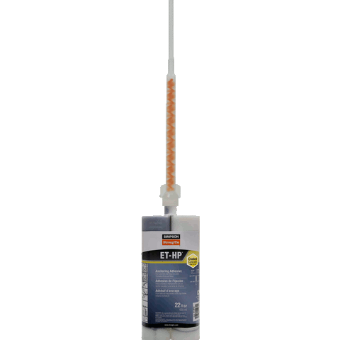22OZ ET-HP ANCHORING ADHESIVE WITH NOZZLE AND EXTENSION | CHEMICAL ANCHORS