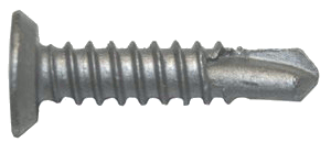 SELF DRILLING SCREWS FLAT HEAD SQUARE DRIVE #12-14 X 7/8'' ZINC TEK 3 | SELF DRILLING SCREW