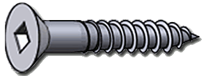 FLOORING SCREWS FLAT HEAD SQUARE DRIVE #8 x 2'' PLAIN | FLOORING SCREW