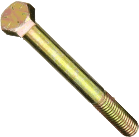 HEX  CAP SCREWS  1 3/4''-5 X 15'' STEEL YELLOW ZINC GRADE 8 | HEX CAP SCREW