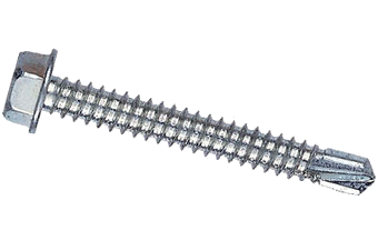 ROOFING SCREWS  HEX #14-14 X 2'' ZINC WOOD/METAL TEK 3 | ROOFING SCREW