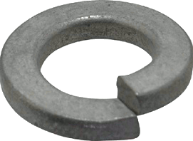 LOCK WASHERS M3 PLAIN STEEL | LOCK WASHERS