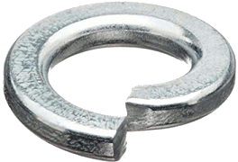 LOCKWASHERS  #10  STEEL ZINC LOW CARBON | LOCK WASHERS