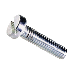 MACHINE SCREW M2.5-0.45 20MM CHEESE HEAD SLOTTED DRIVE ZINC STEEL GRADE 4.8 | MACHINE SCREW