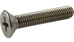 MACHINE SCREW M3-0.5 12MM FLAT HEAD SLOTTED DRIVE ZINC STEEL 4.8 | MACHINE SCREW