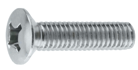 MACHINE SCREW M5-0.8 12MM OVAL HEAD PHILLIPS DRIVE ZINC STEEL GRADE 4.8 | MACHINE SCREW