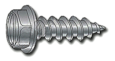 METAL SCREWS HEX HEAD #14 x 1'' STAINLESS STEEL POINT A | METAL SCREW