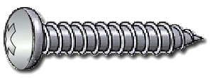 METAL SCREWS PAN HEAD PHILLIPS DRIVE #12 x 3/4'' ZINC POINT A | METAL SCREW