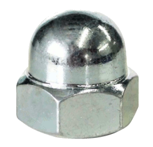 ACORN NUTS  5/16''-18  STEEL ZINC GRADE A | ACORN NUTS