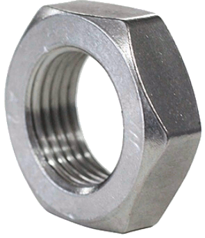 JAM NUTS  1/2''-20  STAINLESS STEEL GRADE 18-8 | JAM NUTS