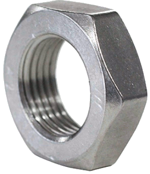 JAM NUTS M6-1.0  STAINLESS STEEL GRADE A2 | JAM NUTS
