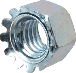 KEPS NUTS  #8-32  STEEL ZINC GRADE 2 | KEPS NUTS