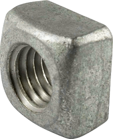 SQUARE NUTS  1/4''-20  S HOT DIPPED GALVANIZED GRADE 2 | SQUARE NUTS