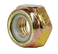 NYLOCK NUTS  9/16''-18  STEEL YELLOW ZINC GRADE C | NYLOCK NUTS