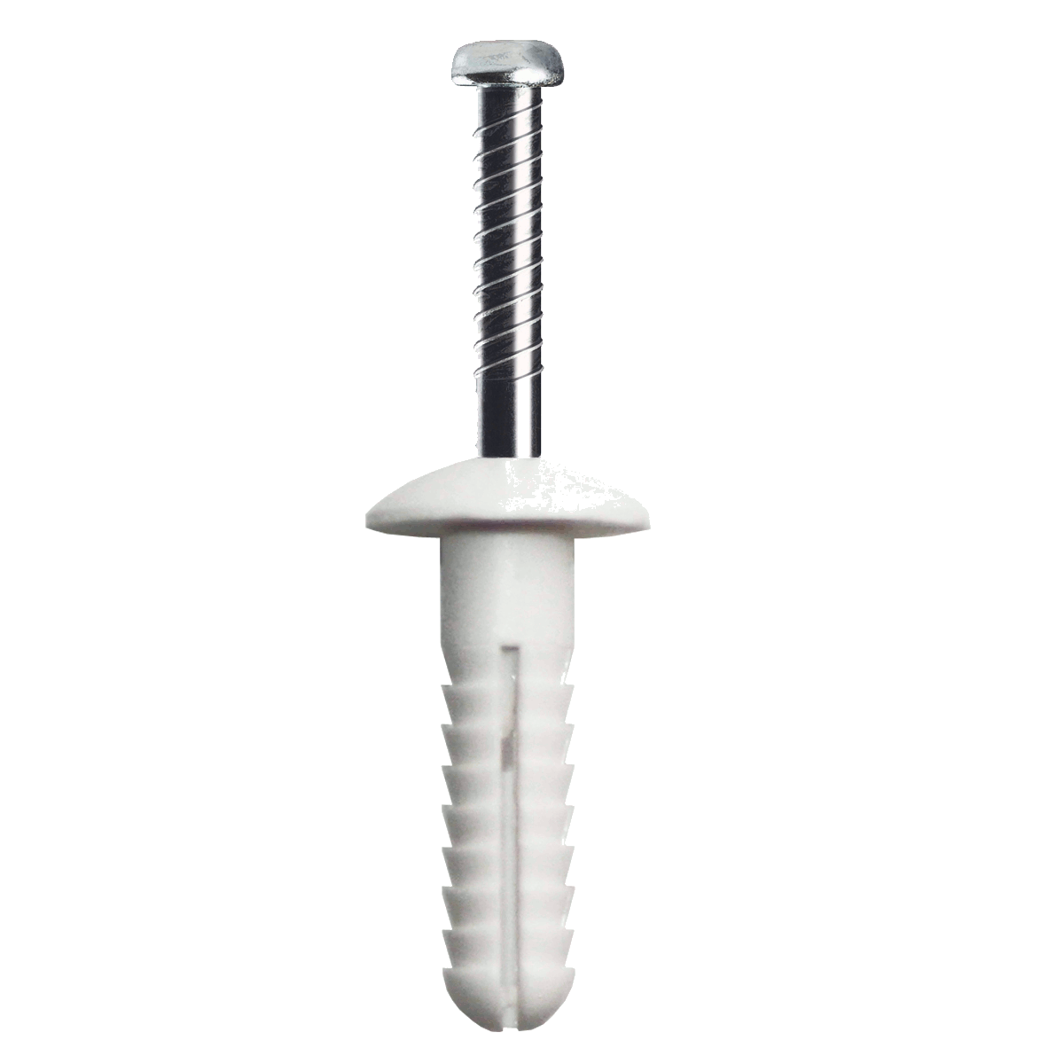 NYLON NAIL-IN ANCHORS 1/4" X 1-1/2" MUSHROOM HEAD | DRIVE NAIL ANCHORS