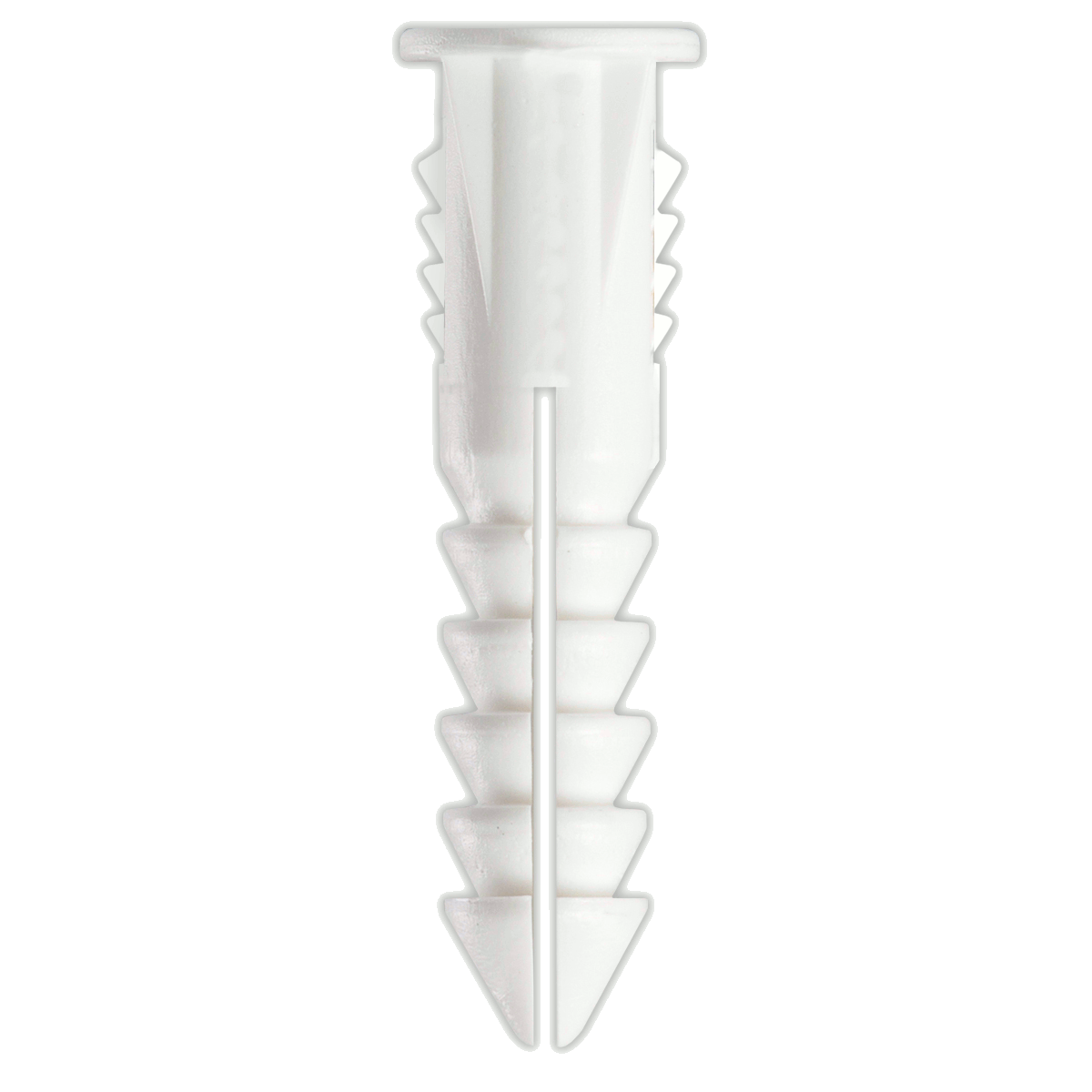 WALLPLUGS - PLASTIC ANCHORS 6-8 X 1" WHITE | WALLPLUGS