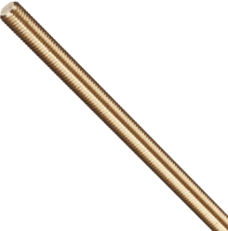 THREADED RODS M10-1.5 X 1M BRASS | THREADED RODS