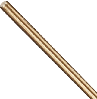 THREADED RODS M20-2.5 X 1M BRASS | THREADED RODS