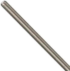 THREADED RODS  1 1/4''-7 x3' STAINLESS STEEL  GRADE 304 | THREADED RODS