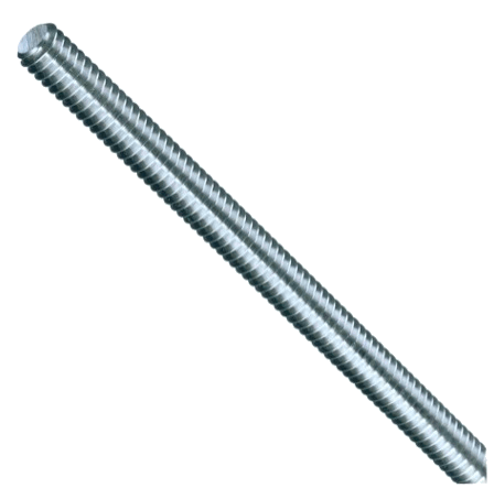 THREADED RODS  1 3/8''-6 x12' STEEL ZINC A307 GRADE A | THREADED RODS