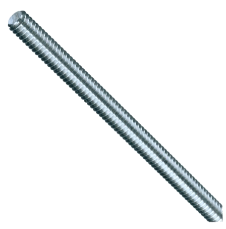 THREADED RODS M10-1.5 1M ZINC STEEL GRADE 4.8 | THREADED RODS