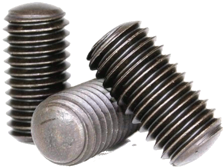 VIS DE JEU À DOUILLES #5-40 x1/2'' ACIER NOIR OXYDE GRADE 12.9 POINTE OVALE | VIS DE RÉGLAGE À DOUILLE