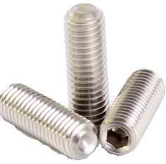 SOCKET SET SCREWS  1/4''-28 x7/16'' STAINLESS STEEL GRADE 18-8  CUP POINT | SOCKET SET SCREWS