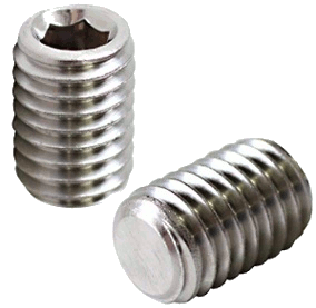 SOCKET SET SCREWS  3/8''-16 x1'' STAINLESS STEEL GRADE 18-8 FLAT POINT | SOCKET SET SCREWS