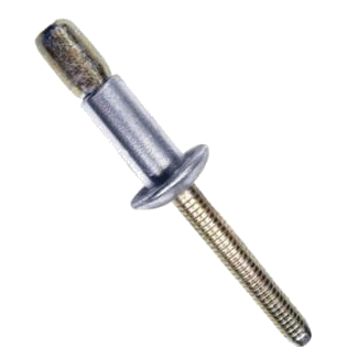 1/4'' X .350-.625 Steel/Steel Button Structural Rivets Klik-Lock™ | Structural Rivets Klik-Lock™
