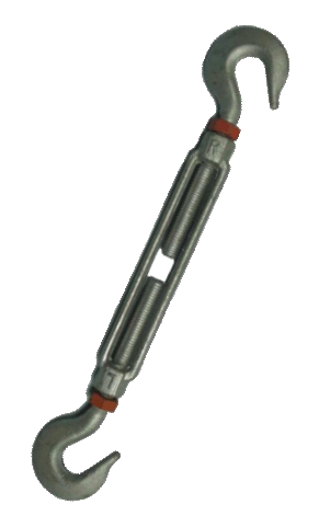 TURNBUCKLES HOOK & HOOK WITH LOCKNUT 3/4" X 18" | Turnbuckles