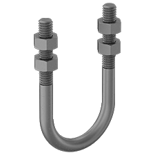 Stainless Steel U-Bolt 1'' Pipe Size   1/4'' Thread Size | U-BOLTS