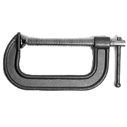 6'' X 2 5/8'' Cast Steel C-Clamp with Carbon Screw | C-Clamps