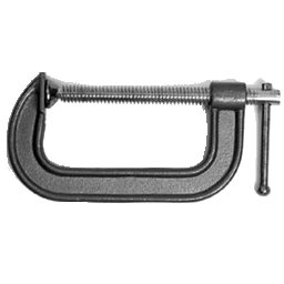 4'' X 1 15/16'' Cast Steel C-Clamp with Carbon Screw | C-Clamps