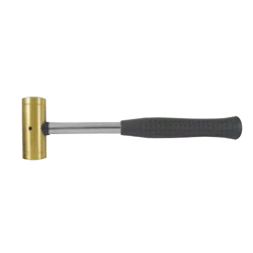 24 Oz Brass Hammer Steel Tube Handle 12 1/2'' Long | Hammers